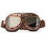 Motorcycle Scooter Copper Helmet Glasses Goggles Anti UV Vintage Pilot Steampunk - 6