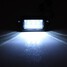 Truck Tail License Light 10-30V Trailer Number Plate Lamp For Car White LED - 2
