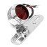 Universal Motorcycle Rear Chrome LED Tail Brake Stop Light Lamp Voltage - 3