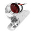 Universal Motorcycle Rear Chrome LED Tail Brake Stop Light Lamp Voltage - 3