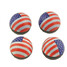 Shape Flat Round Wheel Stem Tire Valve Cap Cover Union Jack Pattern Pcs Car - 3