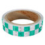 Dual Color Caution Reflective Sticker Chequer Roll Signal Warning - 5