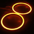 Headlight 2 X Angel Eyes Halo Ring Lamp CCFL 80mm COB - 8