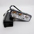 White Car LED Double Colors Steel Ring Daytime Running Lights New Yellow Lights - 4