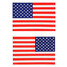 Front PVC USA Flag Side 2Pcs Reverse Car Sticker Decal Auto Window - 4