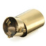 Exhaust Muffler Tip 63MM Universal Inlet Silencer Stainless Steel Auto Gold - 2