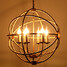 Room Black American Country Chandelier Lights - 6