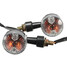 Lights Indicators Universal Mini Front Retro Motorcycle Turn Signals Abmer - 2