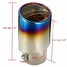 Modification Universal Car Auto Tail Pipe 1pcs Stainless Steel Exhaust Muffler - 7