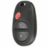 Clicker 3 Buttons Remote Key Fob transmitter Toyota - 4