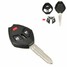 Remote Key Case Shell Mitsubishi Outlander Housing Button Car Fob Blade - 1