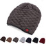 Men Women Hat Knit Beanie Wearable Riding Skiing Skull Cap Winter Warm Unisex Dual - 3