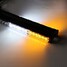 Strobe Warning Universal 12V White Amber 6000K LED Work Light Bar Light Flashing - 4