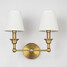 Ac 220-240 Brass Country Wall Light Max 40w Wall Sconces E14 E12 Light - 2