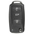 VW Polo Case Uncut Blade Button Remote Key FOB Shell - 1