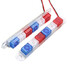 Flashing Light Warning Blue White LED Red Motorcycle Electric Cars - 7