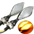 Universal 12V Light Motorcycle Bike Metal Turn Signal Indicators 12 LED - 1