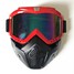 Mask Windproof Colors Shield Goggles Face Detachable Motorcycle Helmet - 4