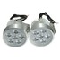 Driving Chrome Spotlightt Fog 18W 2Pcs 12V Lamp Motorcycle LED Headlight - 2