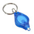 Camping Hiking Blue Mini LED Light Torch Key Keychain Flashlight - 3