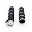 Handlebar Hand Grips Inch Motorcycle Billet Aluminum Black - 2