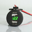 Volt Meter 12-24V Dual USB Motorcycle LED 5V 4.2A Charger Voltmeter - 9