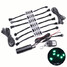Auto RGB Floor 5050 6SMD ABS LED Car Decoration Lights Atmosphere Strip Light Remote Control - 1