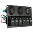 USB Charger Socket LED Rocker Switch Panel Circuit Car Boat Marine Breaker Laser - 6