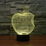 Christmas Light Led Night Light Touch Dimming Decoration Atmosphere Lamp 3d Apple 100 - 4