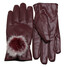 Thickened Winter Warm Outdoor Leather Gloves Vintage Girl Women Driving Mitten Soft - 3
