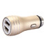 Dual USB Quick Car Charger iPad iPhone 5V 2.1A 6s 6 Plus Metal - 2