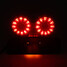 LED License Plate Dual Brake Bobber Light For Motorcycle Cafe Tail Turn Signal - 9