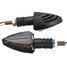 Motorcycle Motor Bike Amber LED Arrow Turn Signal Indicators Light Pair 12V - 5