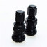 Metal Tire Valve Stem Caps Alloy 4pcs Wheel Air Aluminium Covers Black Styling - 2