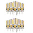 Led Bi-pin Light Natural White Decorative 60lm Ac110v/220v 10pcs White G4 Warm White Smd3014 - 1