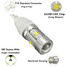 T15 White LED Backup Reverse Lights Bulbs 25W High Power - 2