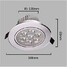 Receseed 750lm Color Led 7w Lights Warm Cool White - 5
