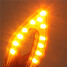 12LED Turn Signal Indicator Lights Arrow Amber E-Marked Universal 12V Motorcycle - 6