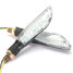 LED Turn Signal Indicators 12V Motorcycle Blinker Amber Lights Lamp - 4