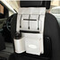 8Pin Multi-Pocket Car Seat Back Storage Bag Micro USB Charging Cable - 3