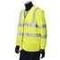 Reflective Stripes Jacket Waistcoat Safety Mens Long Sleeve Vest - 3