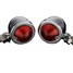 Turn Lights Bullet 12V Red Chrome Dual Pair Harley - 4