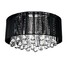 Luxury Chandelier Ceiling Black Crystal Drop - 4