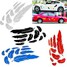Red Blue Wings Stickers Decoration Sticker Decal Car Car Body Scratch Black White - 2