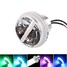 Hi Lo DC12-80V Motorcycle LED Flash Headlight Spotlight Beam Angel Eyes Day Aluminum - 1