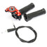 With Cable 125cc 140cc 150cc Red Pitbike Twist Throttle Action Quick - 1