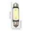 Bulb DC 12V 39MM Roof Car White Reading COB LED Light Lamp Festoon Dome Map - 3