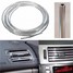 4M Style Strip Moulding Trim Door Car Interior Decor Chrome Vent Silver - 1