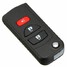 Folding Flip Remote Key Case Uncut Blade Nissan Infiniti Shell - 3