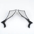 Leaf Aluminum Motorcycle Rear View Mirrors 8MM 10MM - 2